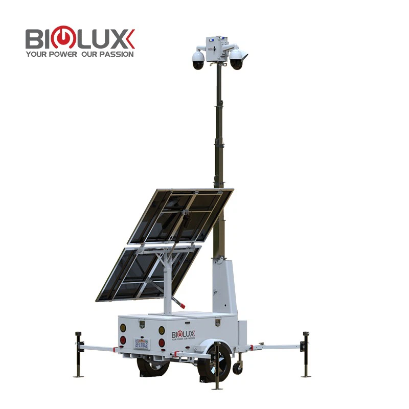 HiSOLO Mobile Solar Surveillance Trailer For North America Ready To Ship best