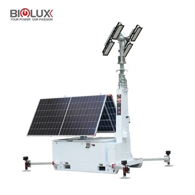HiSKID-II Solar-Lichtmast: Auf zwei-Panelen montierte Beleuchtung
