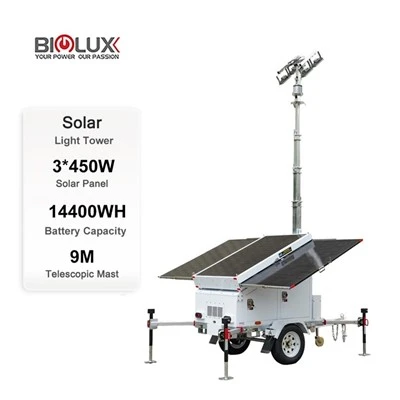 HiSTAR-III Mobile Solar Light Tower Off-Grid Portable LED-Beleuchtung
