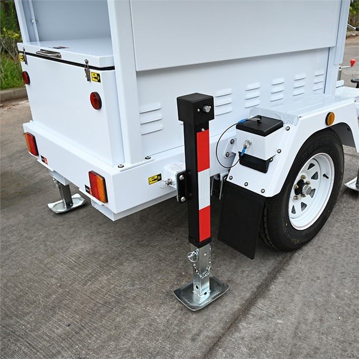 9600WH Mobile Solar Suveillance Tower