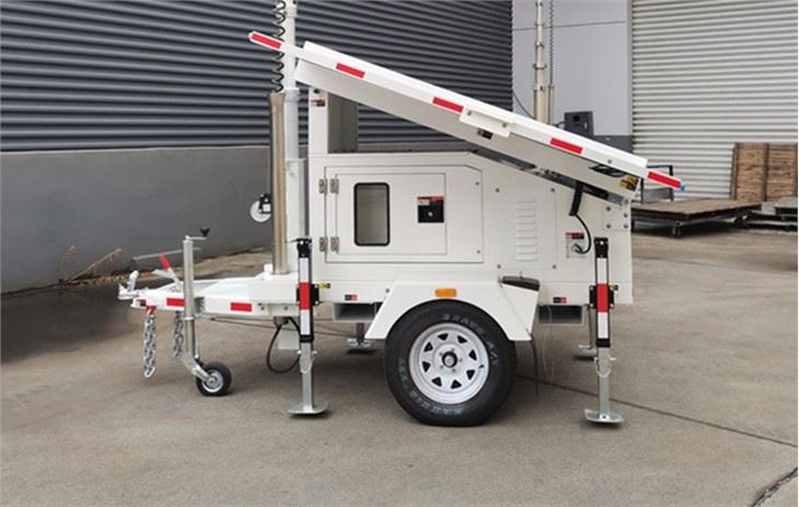 DC Mobile Solar Power Trailer