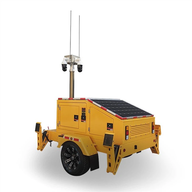 Hybrid CCTV Tower With Solar Generator