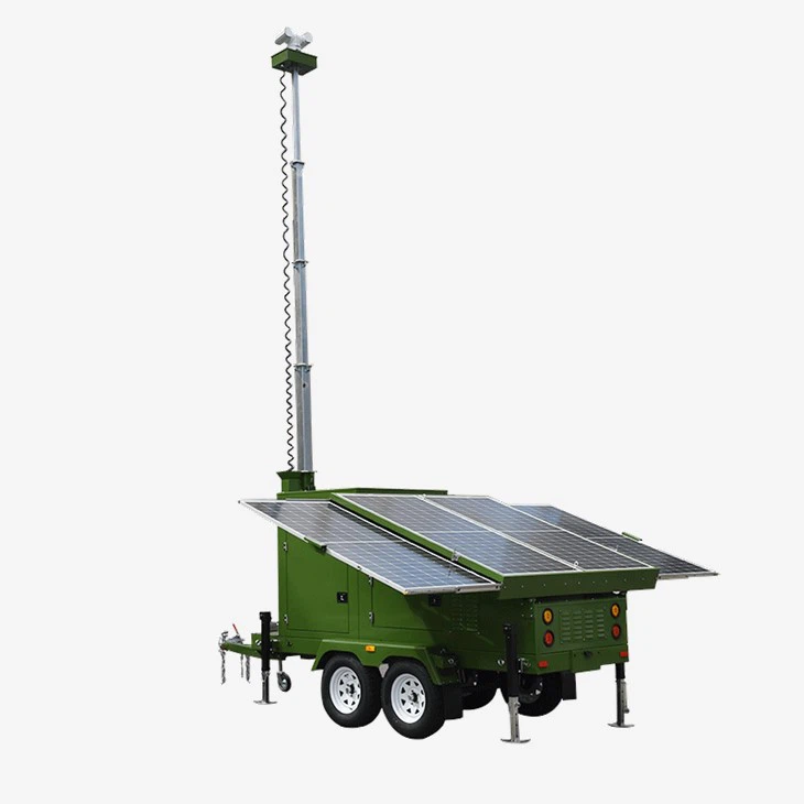 Military Solar Surveillance Tower