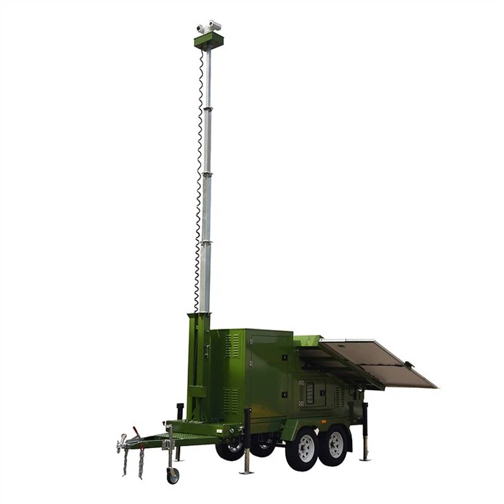 Military Solar Surveillance Tower