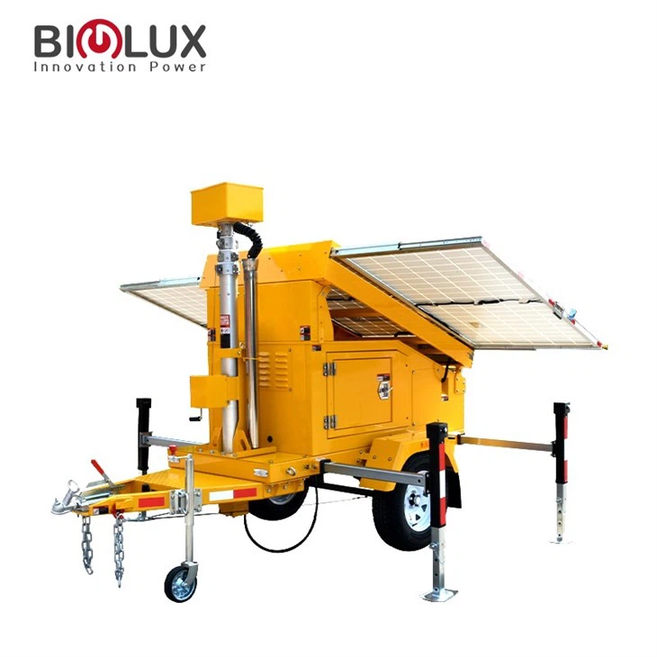 Live View Mobile Solar Surveillance Tower